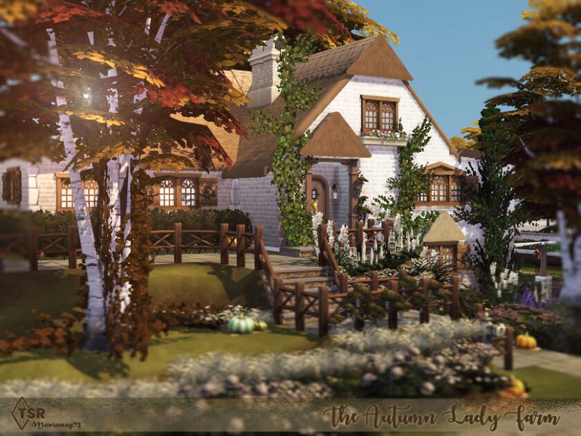 sims 4 cc the autumn lady farm no cc by moniamay72 2