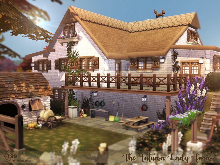 sims 4 cc the autumn lady farm no cc by moniamay72 3