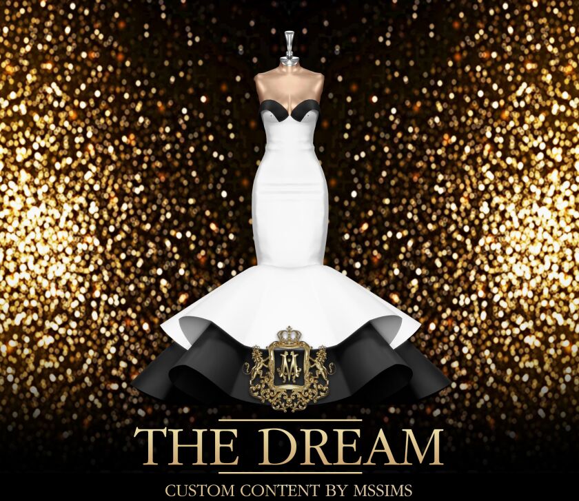 The Dream Gown Sims 4 CC