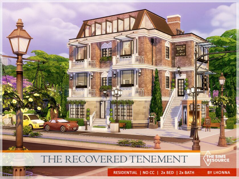 The Recovered Tenement Sims 4 CC