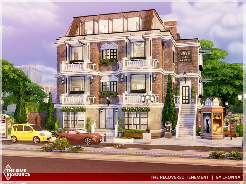 sims 4 cc the recovered tenement no cc by lhonna 2