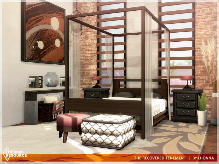 sims 4 cc the recovered tenement no cc by lhonna 5