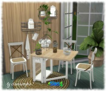 Tiny Living Dining Room By Dorosimfan1 Sims 4 CC