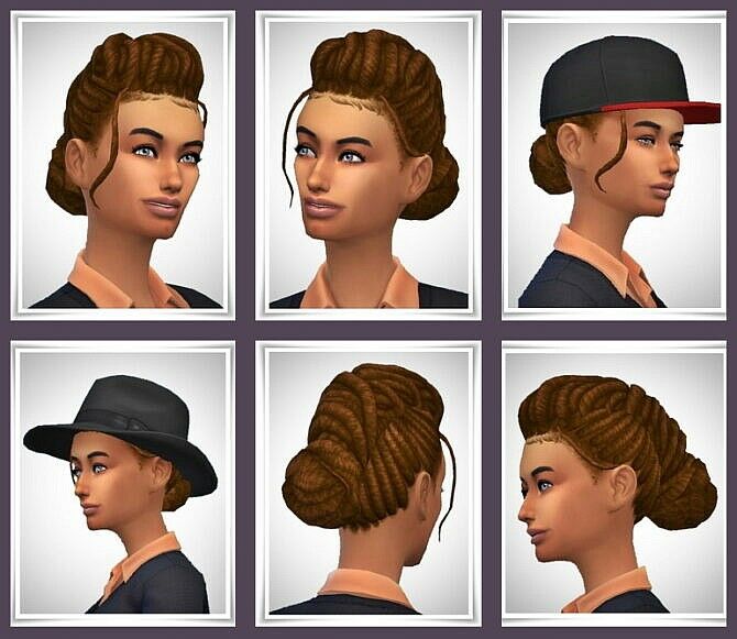 Tisha Dreads Hair Sims 4 CC