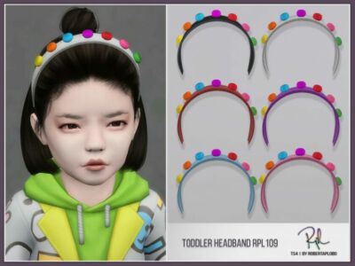 Toddler Headband RPL109 By Robertaplobo Sims 4 CC