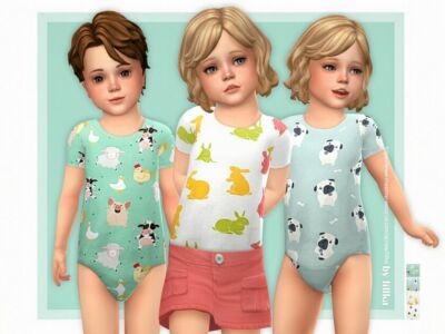 Toddler Onesie 15 By Lillka Sims 4 CC