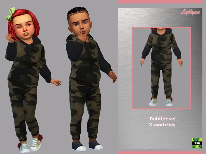 Toddler Sweatshirt/Set By Lyllyan Sims 4 CC