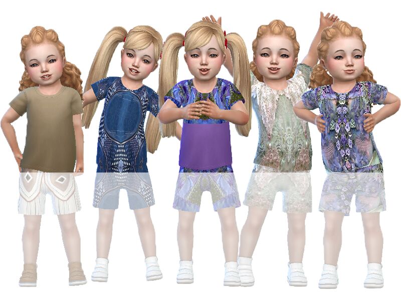 Toddler Tops 2 By Trudieopp Sims 4 CC