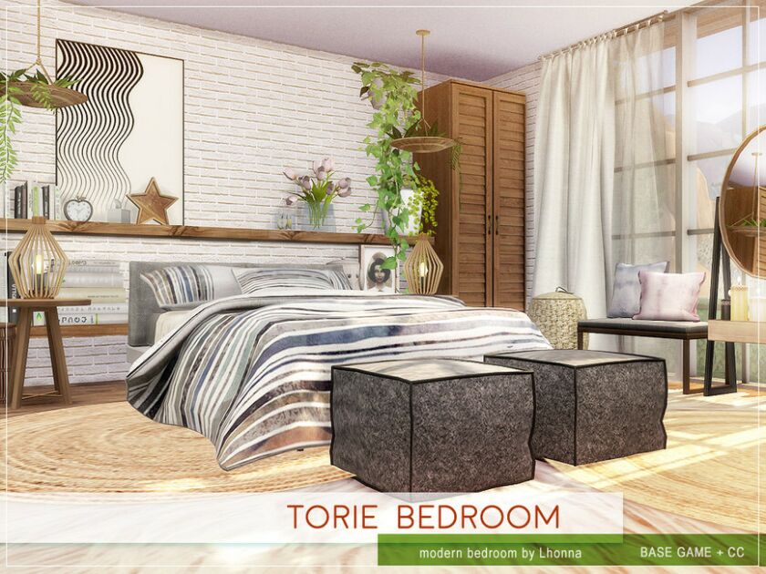 Torie Bedroom By Lhonna Sims 4 CC