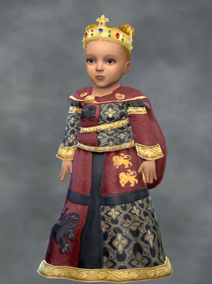 TSM Queen Cape Dress For ALL Ages Sims 4 CC