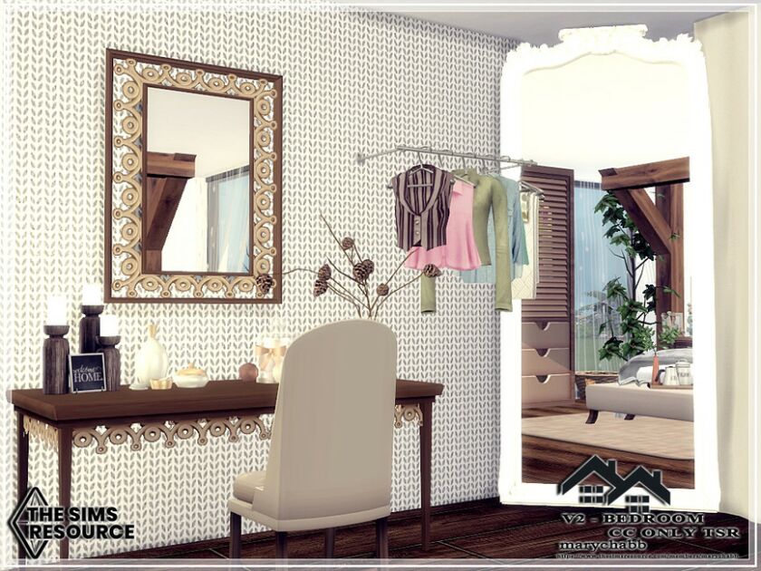 sims 4 cc v2 bedroom cc only tsr by marychabb 4