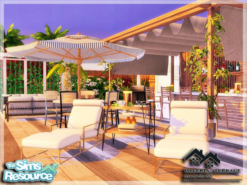 Valeria – Terrace Sims 4 CC