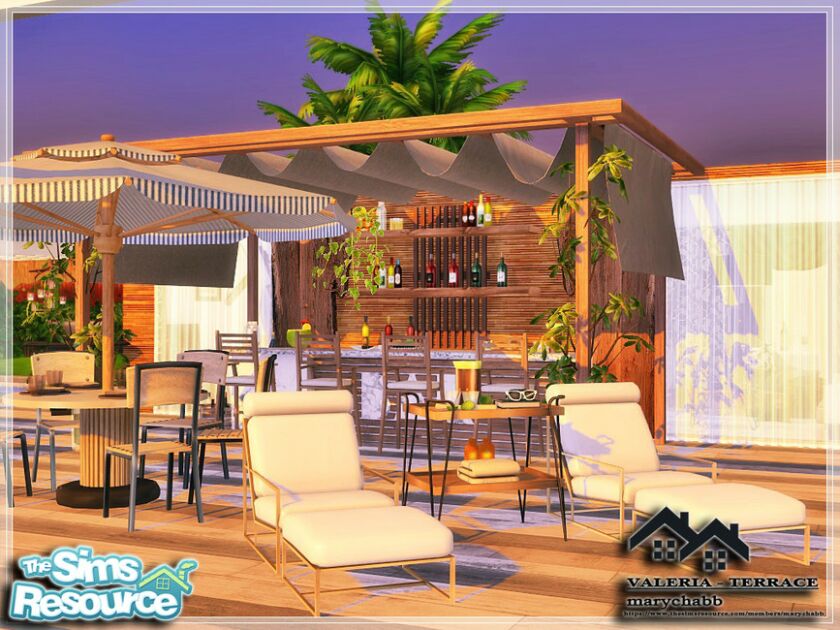 sims 4 cc valeria terrace by marychabb 2