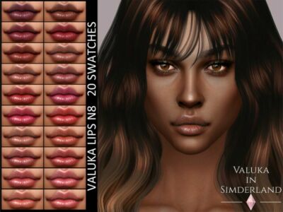 Valuka Lips N8 By Valuka Sims 4 CC