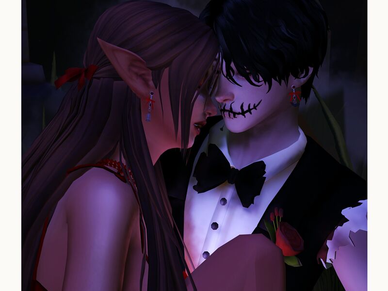 Vamp Earrings Sims 4 CC