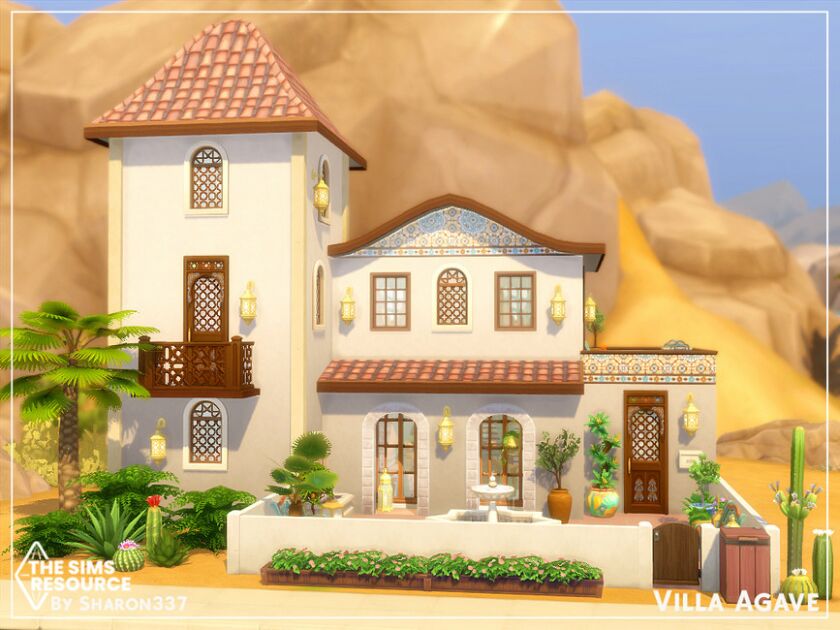 Villa Agave By Sharon337 Sims 4 CC