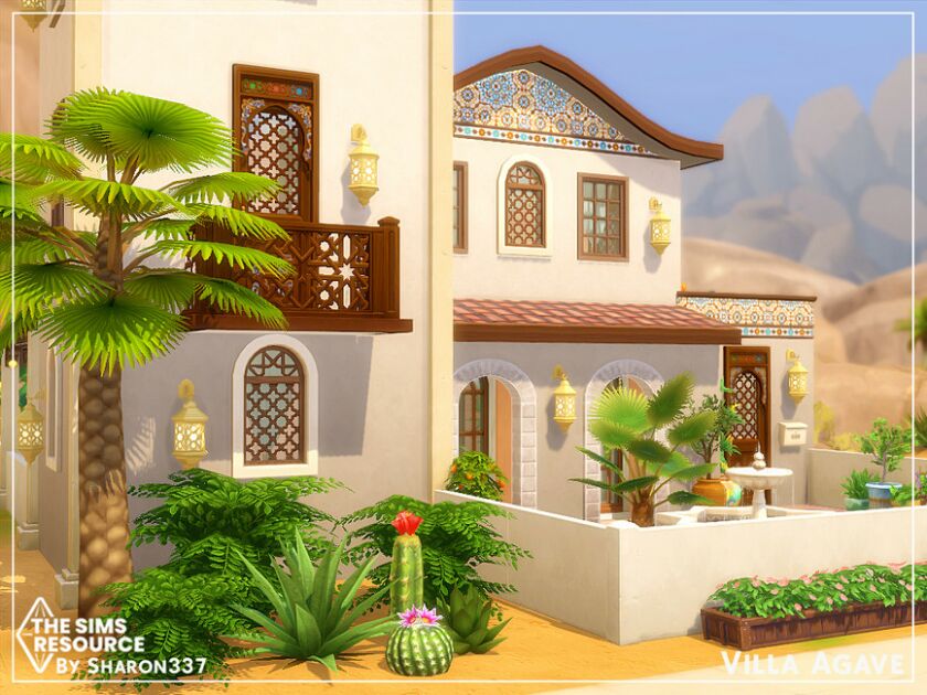 sims 4 cc villa agave by sharon337 3