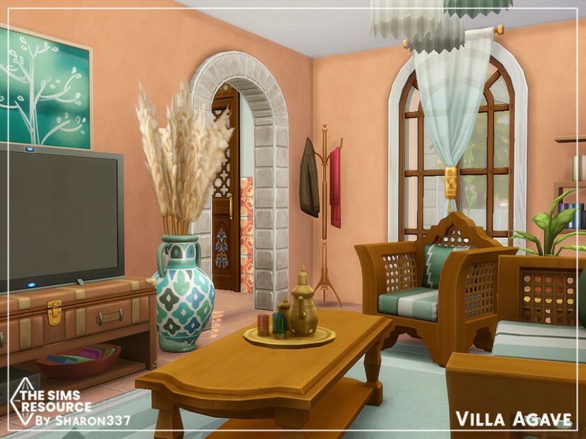 sims 4 cc villa agave by sharon337 5