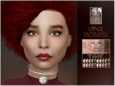 VIP-01 Facemask By Bakalia Sims 4 CC