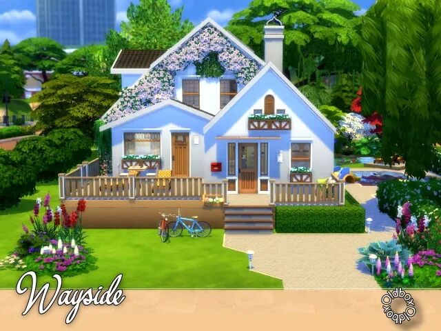 Wayside House By Oldbox Sims 4 CC