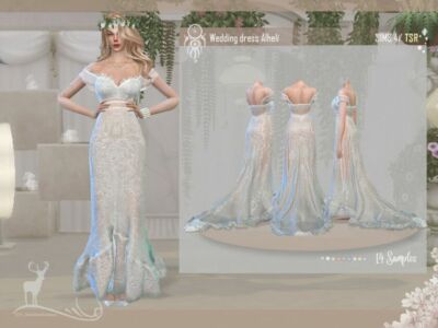 Wedding Dress Alheli By Dansimsfantasy Sims 4 CC