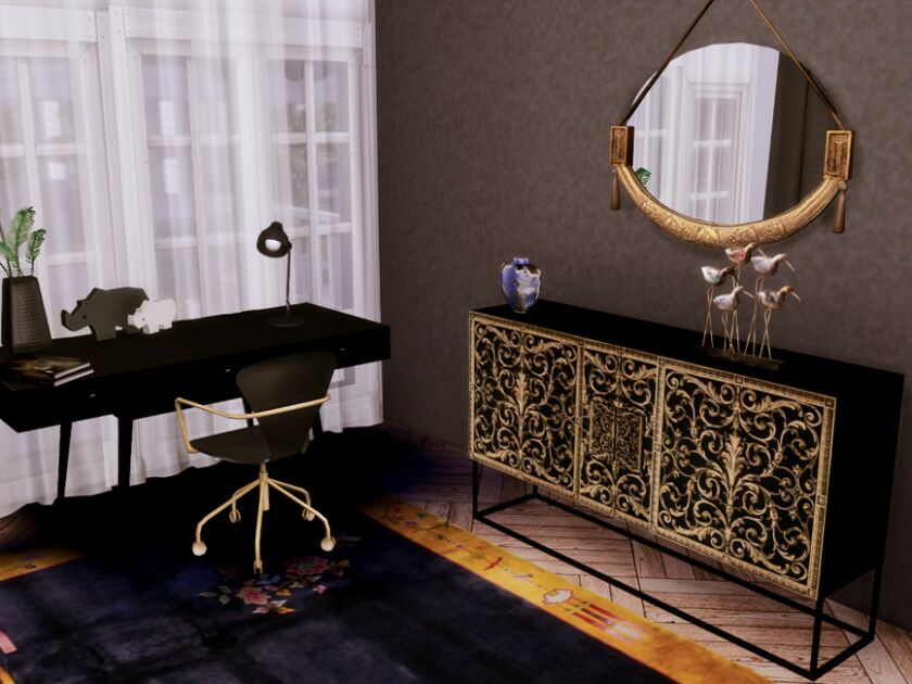 sims 4 cc white wine art deco black kid bedroom only tsr cc by genkaiharetsu 5