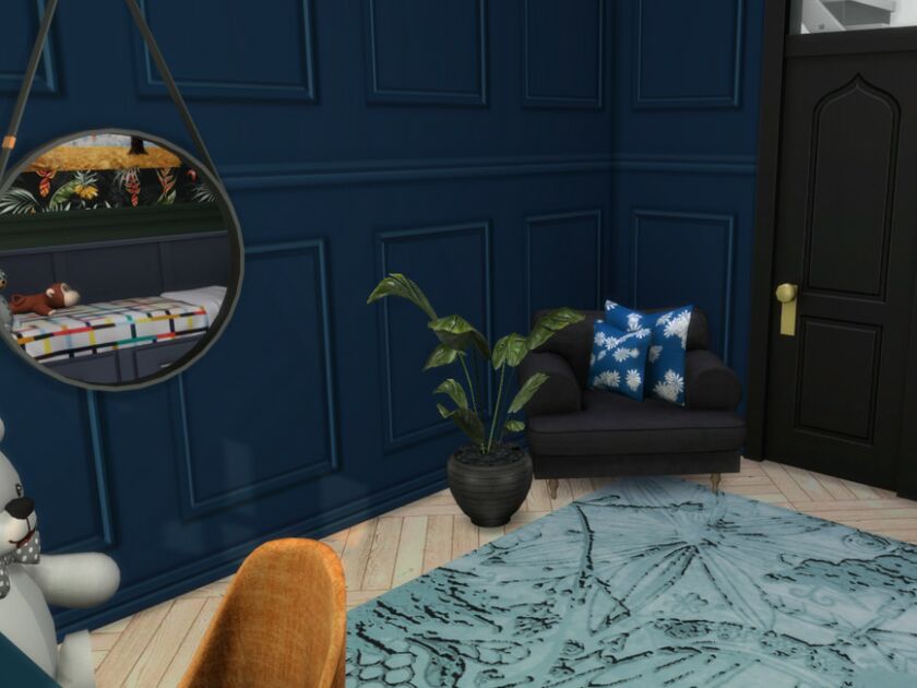 sims 4 cc white wine art deco blue kid bedroom only tsr cc by genkaiharetsu 3