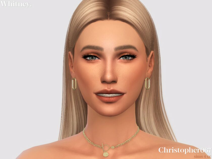 sims 4 cc whitney earrings christopher067 by christopher067 2