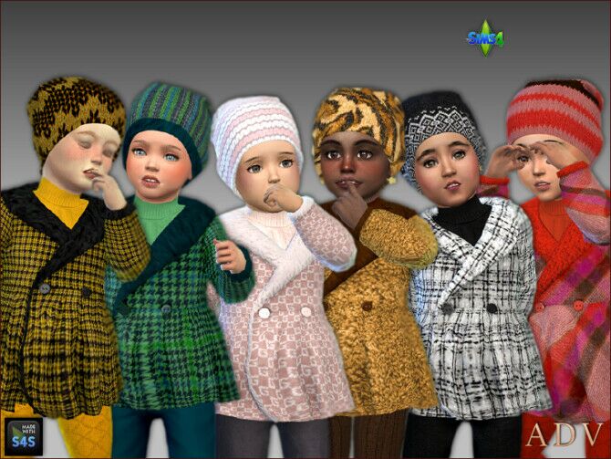 Winter Clothes For Toddler Girls Sims 4 CC