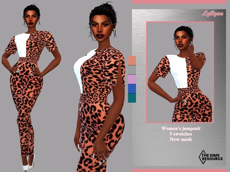 Women’S Jumpsuit – Juliana By Lyllyan Sims 4 CC