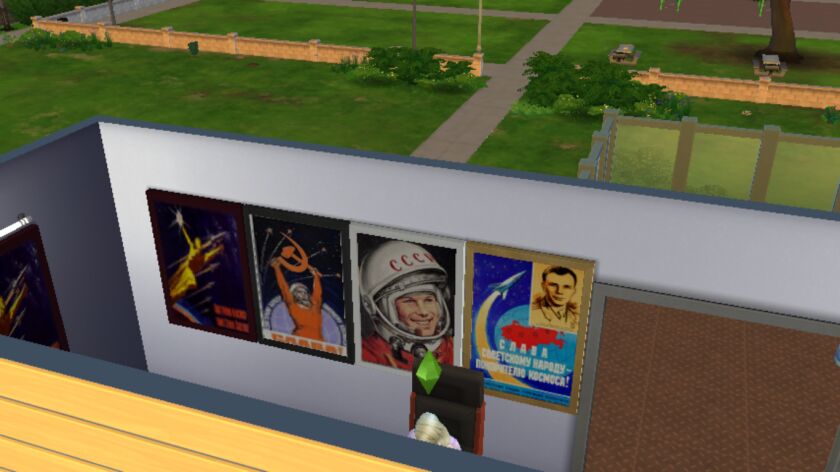 Yuri Gagarin Poster – Comrade Yuri Sims 4 CC