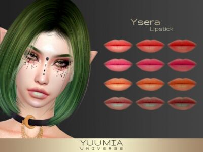 Yuumiauniverse × Ysera Lipstick By Yuumiauniverse Sims 4 CC