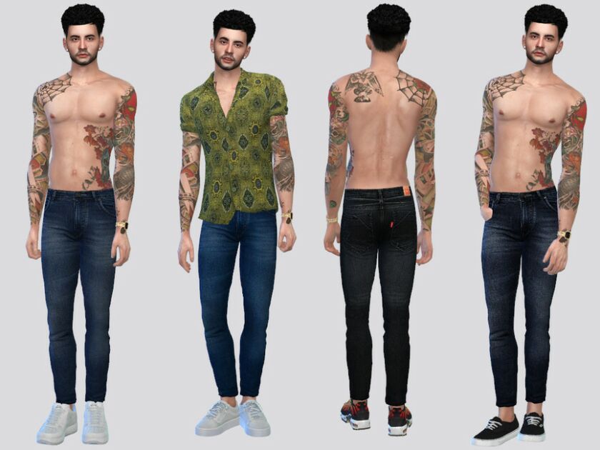 Zandro Denim Jeans By Mclaynesims Sims 4 CC