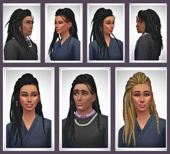 ZOE & ZO Dreads Sims 4 CC