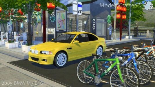 2005 BMW M3 E46 Sims 4 CC