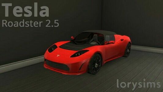 2011 Tesla Roadster 2.5 Sims 4 CC