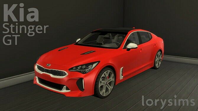 2018 KIA Stinger GT By Lorysims Sims 4 CC