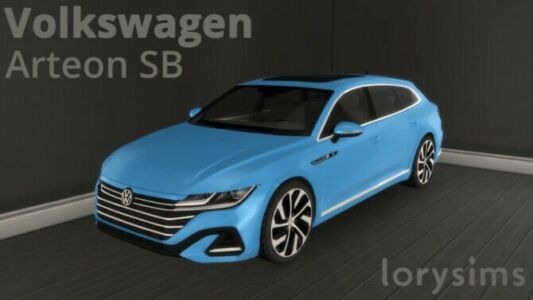 2021 Volkswagen Arteon Shooting Brake By Lorysims Sims 4 CC