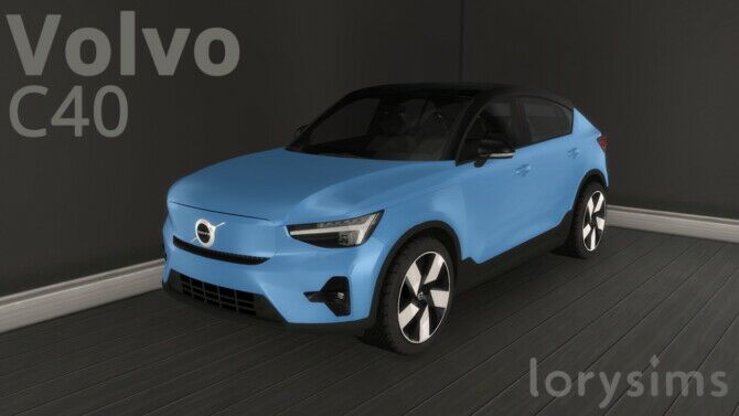 2022 Volvo C40 Recharged Sims 4 CC