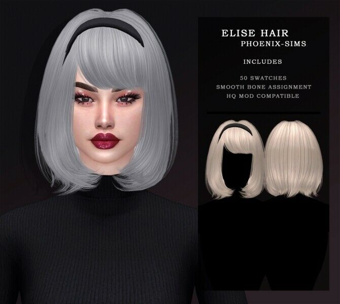 sims 4 cc 6 new hairs at phoenix sims by phoenix sims 5