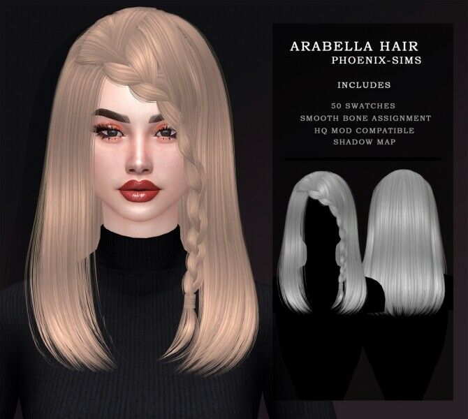 sims 4 cc 6 new hairs at phoenix sims by phoenix sims 6