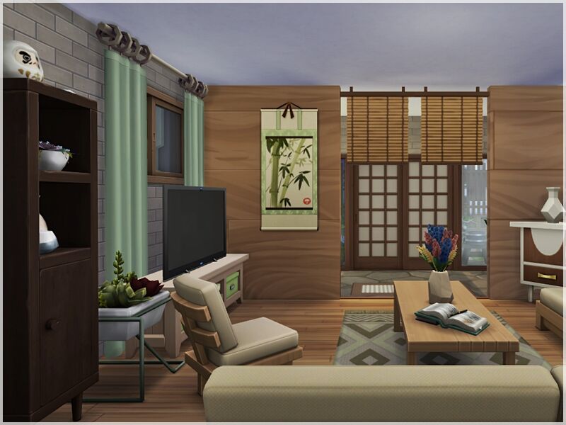 sims 4 cc 641 hanamigawa 5