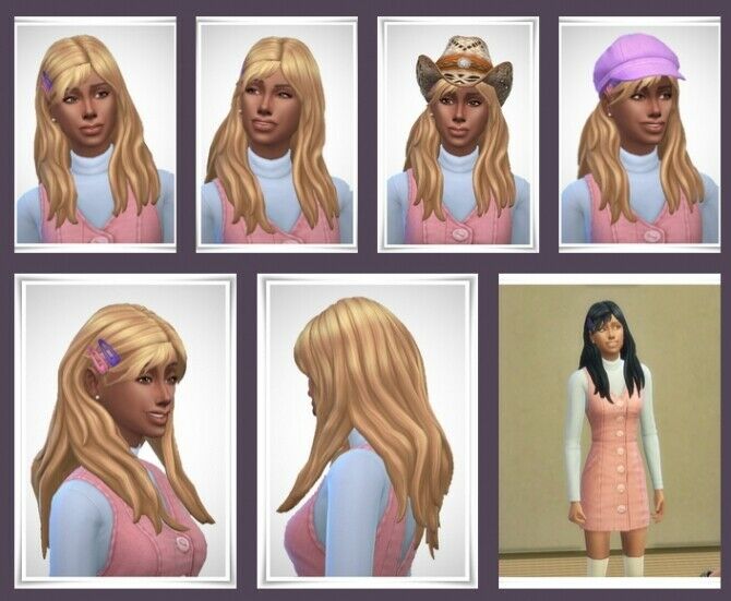 Adelynn Hair Sims 4 CC