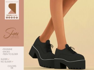 AF Shoes N012 | Slider And NO Slider Sims 4 CC