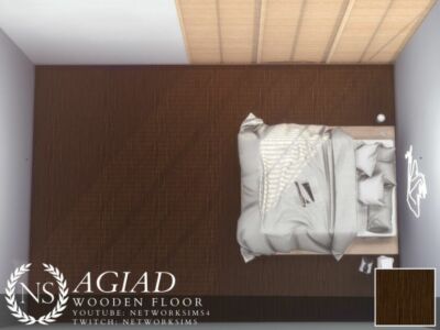 Agiad Wooden Floor Sims 4 CC