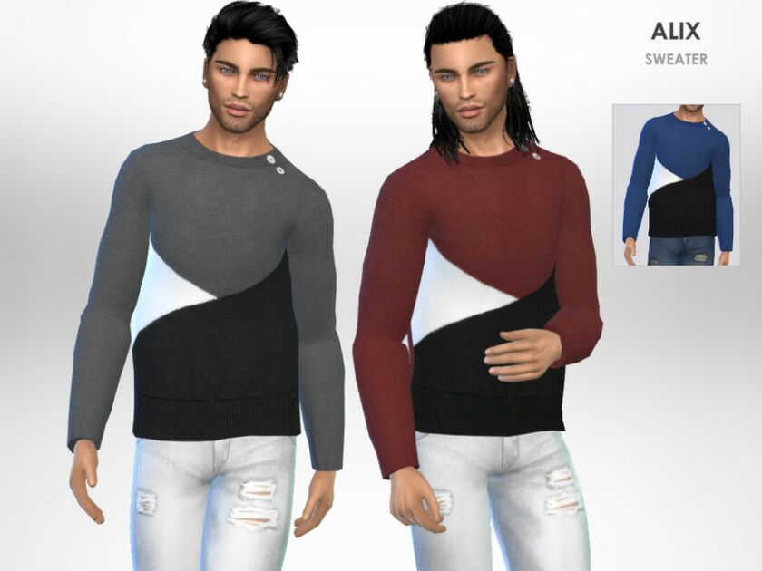 Alix Sweater By Puresim Sims 4 CC