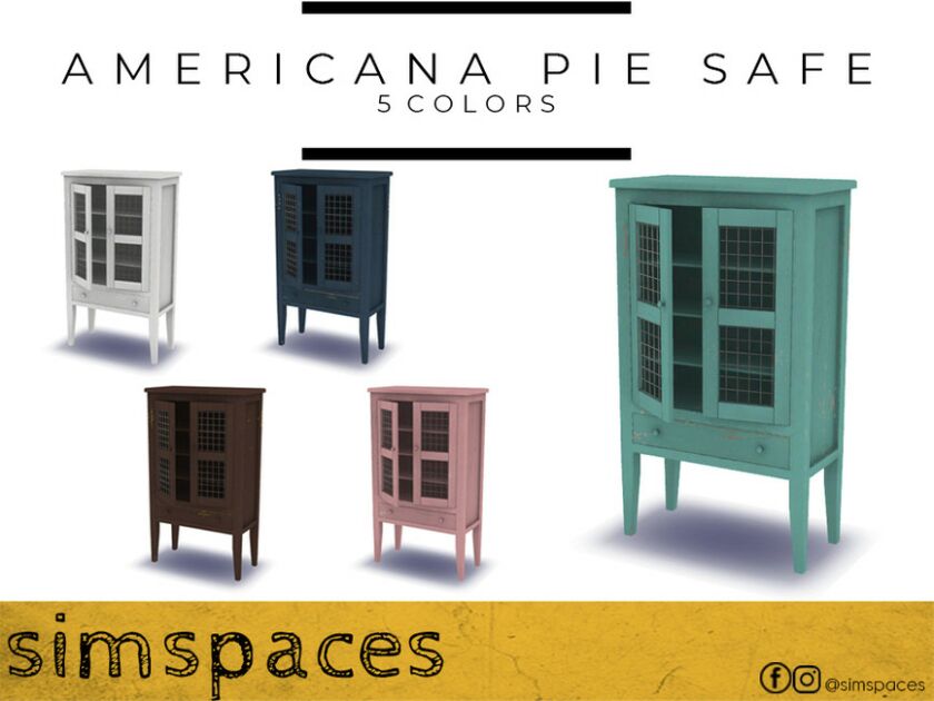 sims 4 cc americana pie safe by simspaces 3