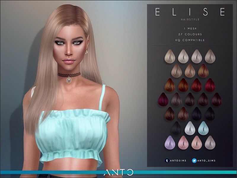 Anto – Elise Sims 4 CC