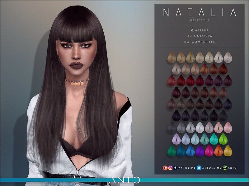 Anto – Natalia (Patreon) By Anto Sims 4 CC