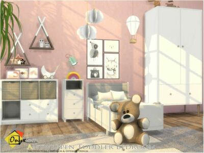 Antwerpen Toddler Bedroom By Onyxium Sims 4 CC